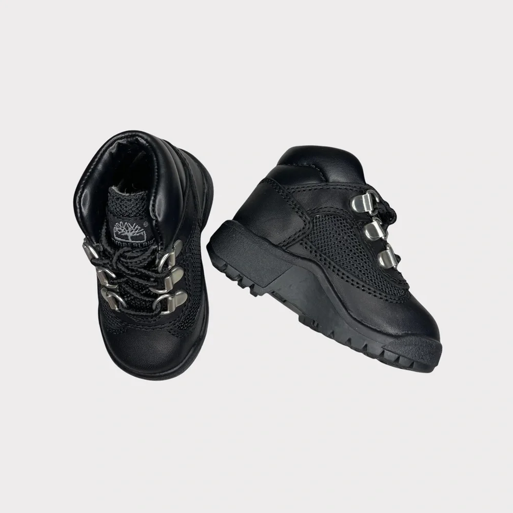 Timberland Field Leather Black Boots